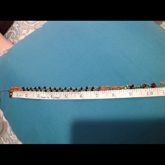 Buddha multi colored brass necklace - Picture 13 of 16